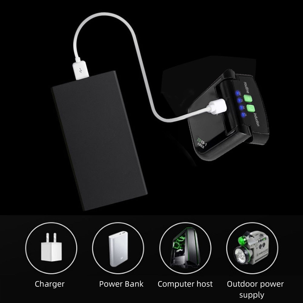 Lampe LED à clip pour chapeau - Détecteur de mouvement