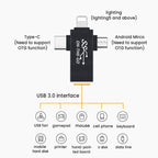 Connecteur USB 3 en 1 universel - USB, Iphone, Android, PC, Tablette - DealValley