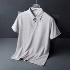 Polo en soie glacée pour homme Quick Dry