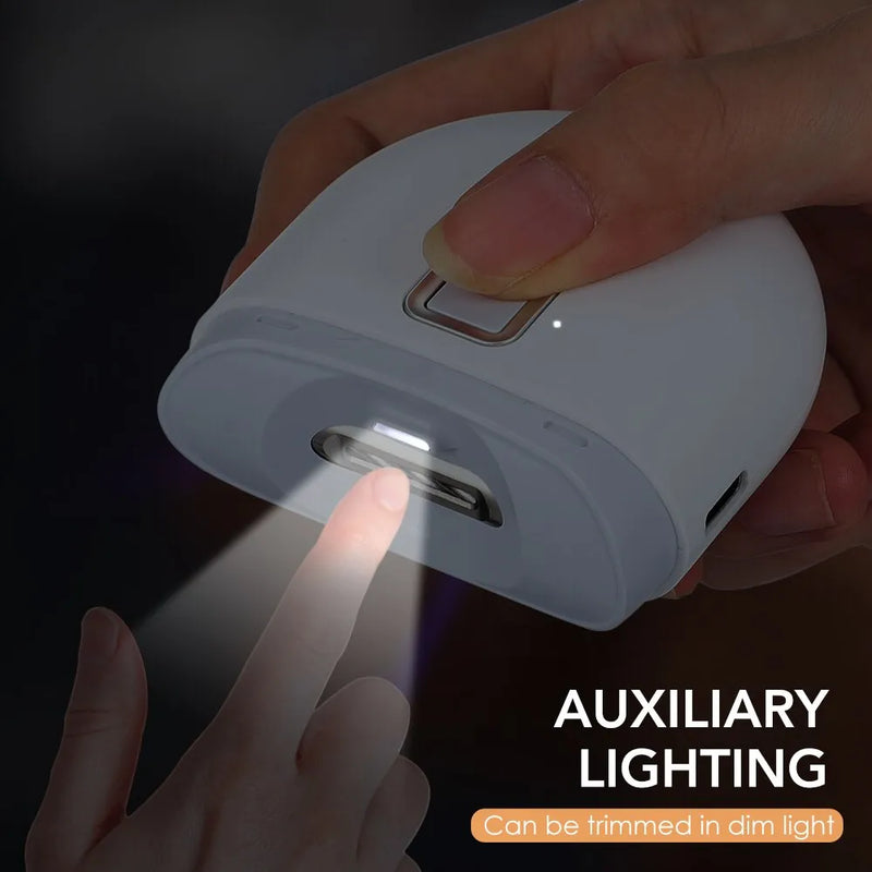Coupe ongle électrique lumière LED intégrée