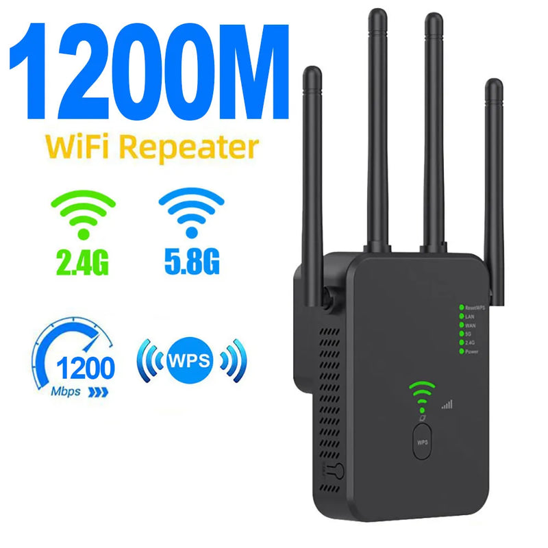 Booster WiFi sans fil 1200Mbps 5.8Ghz