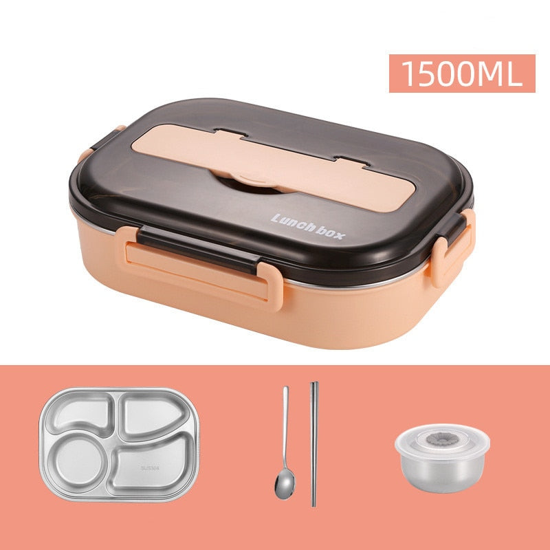 LunchBOX pratique en acier inoxydable