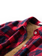 Chemise intérieur polaire à carreaux