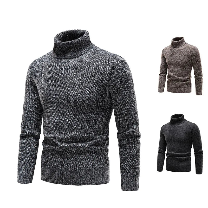 Pull col roulé élégant pour homme