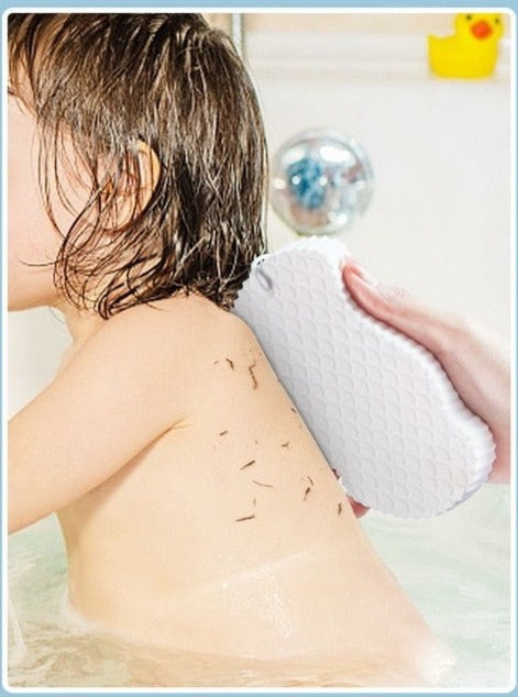 Lot de 3  Eponge De Bain Exfoliante Super Douce