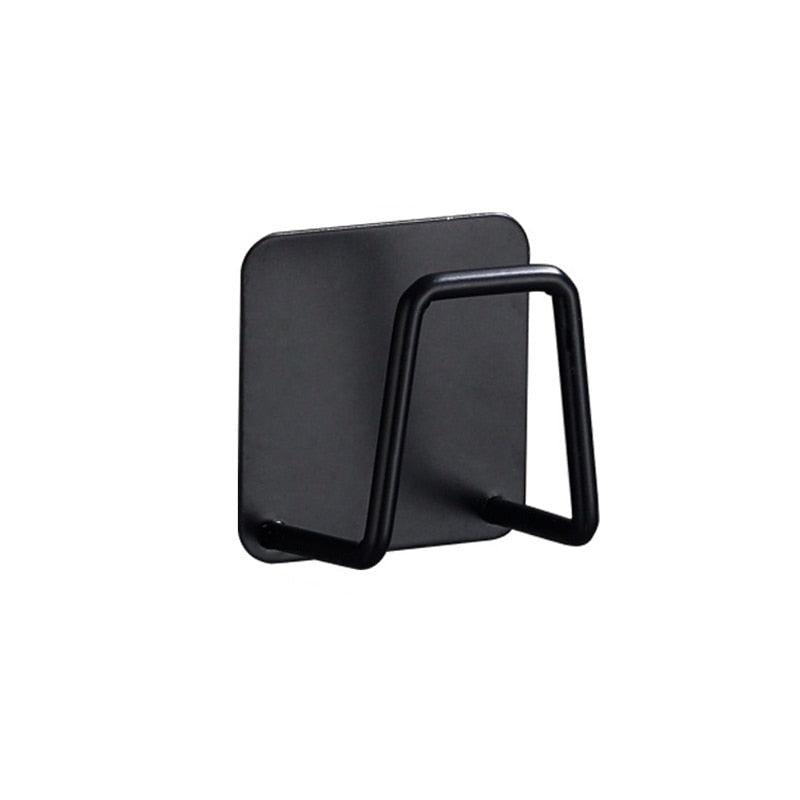 Lot de 4 Support auto-adhesif pour éponge et serviette