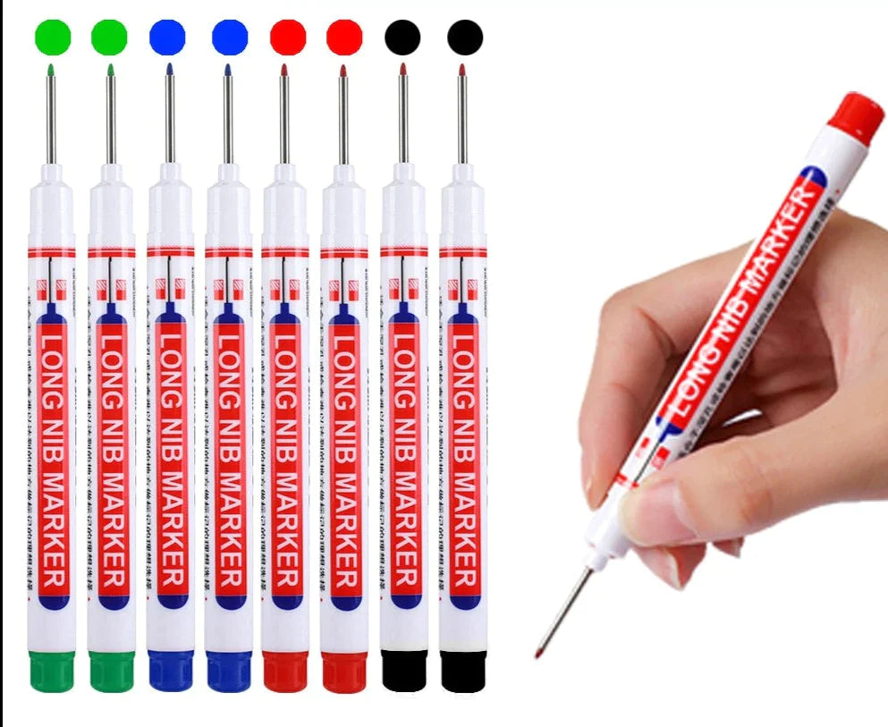 Ensemble de stylos marqueurs à tête longue 8pcs