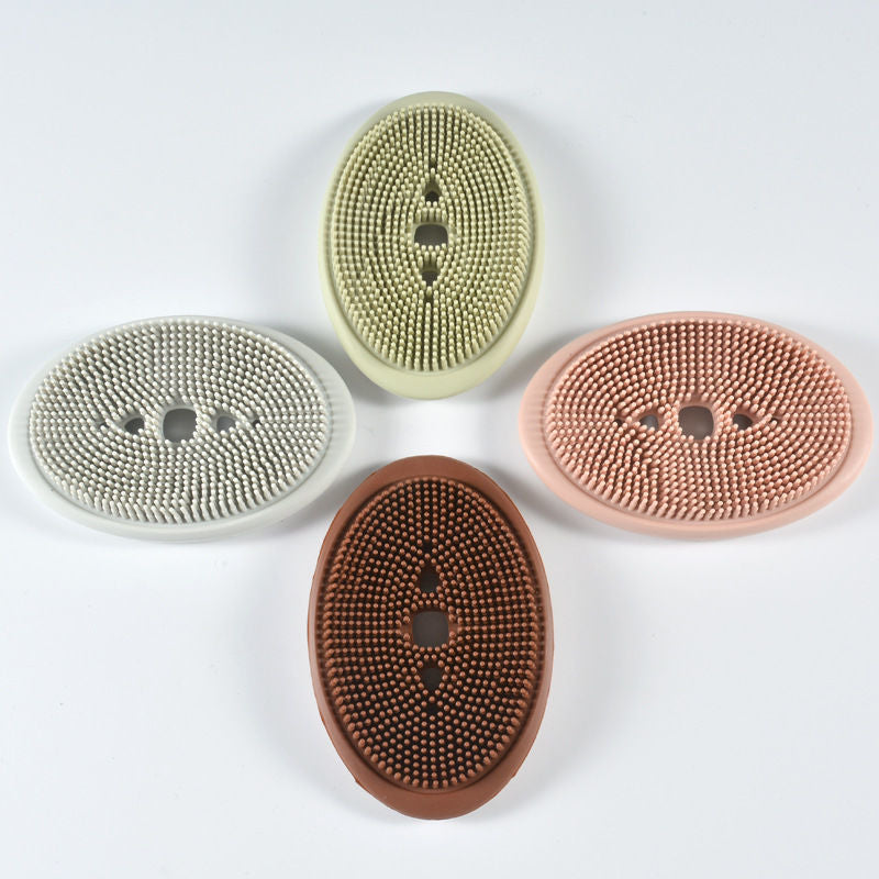 Porte savon 2 en 1 - Brosse exfoliante
