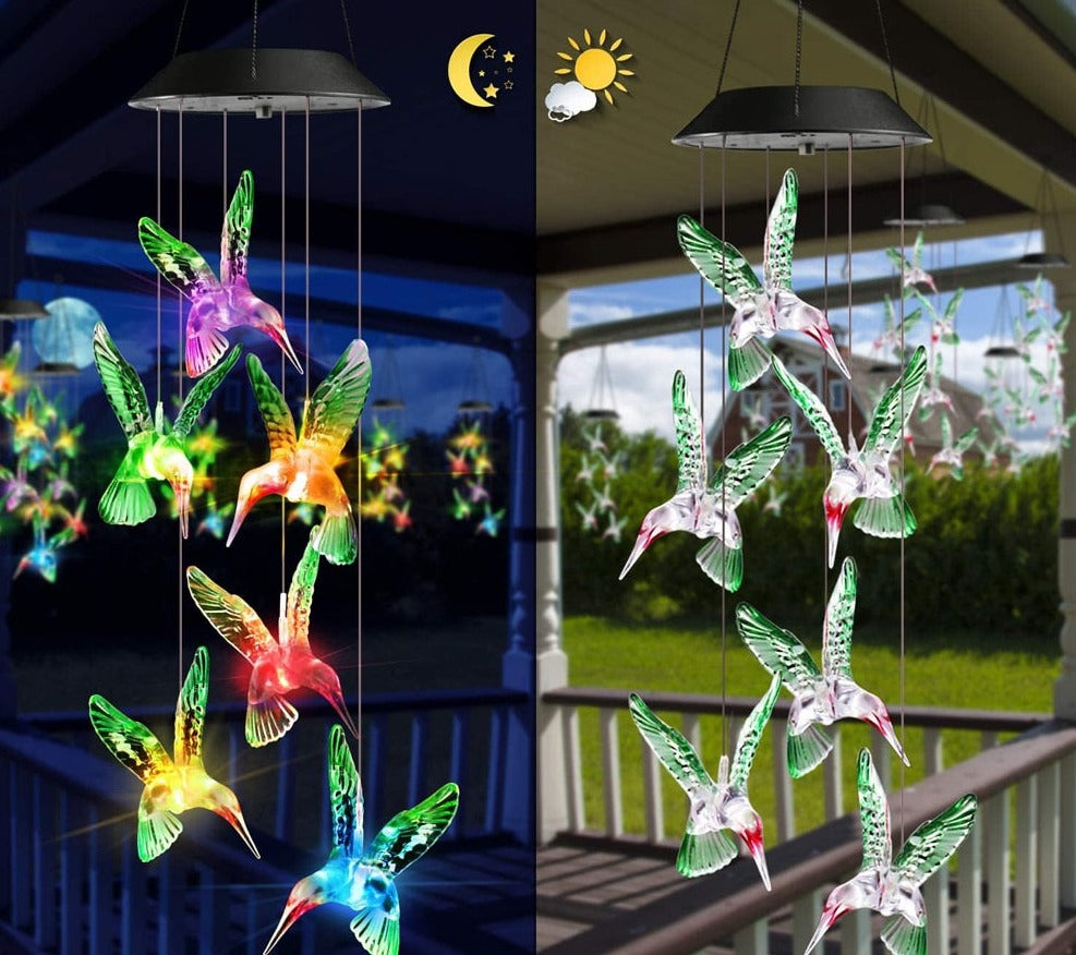 Carillon lumineux solaire