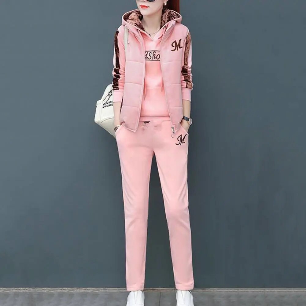 Ensemble sweat à capuche 2 pièces pour filles avec pantalon de Ensemble sweat à capuche 2 pièces pour filles avec pantalon de
