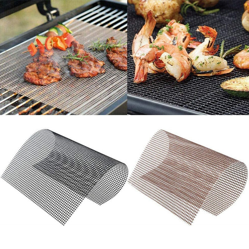 Lot de 2 Grilles antiadhésives pour BBQ