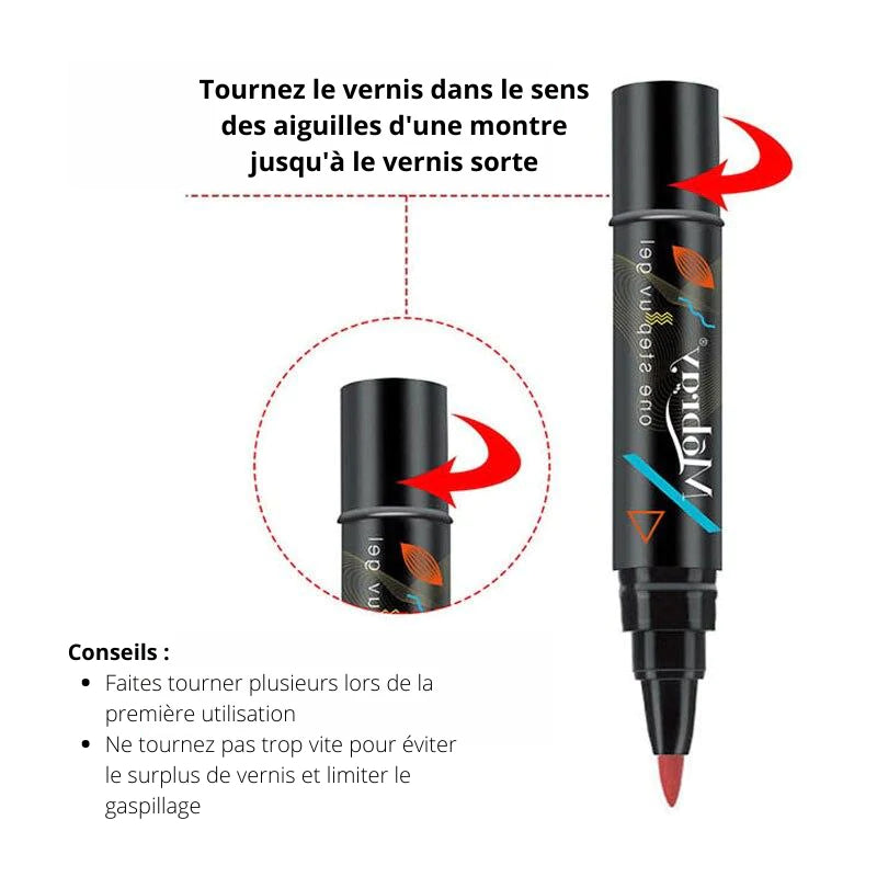 Stylo vernis 3 en 1