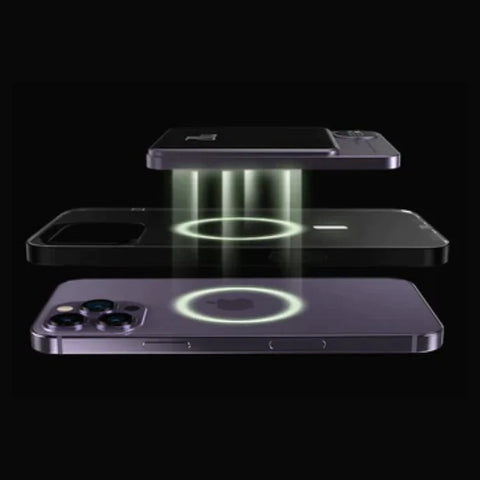 Batterie portable magnétique à induction