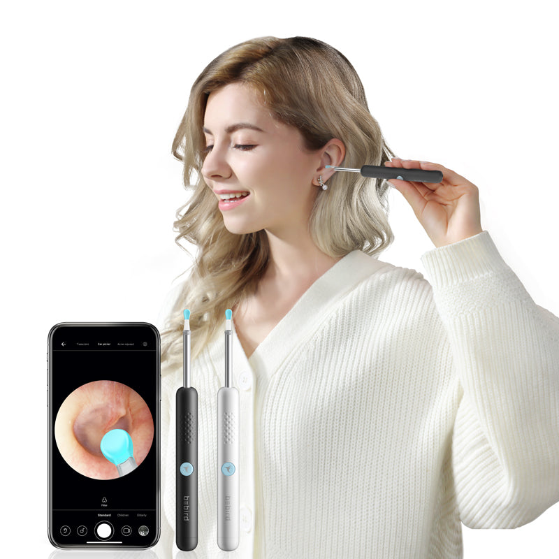 Nettoyeur d'oreilles souple avec caméra 