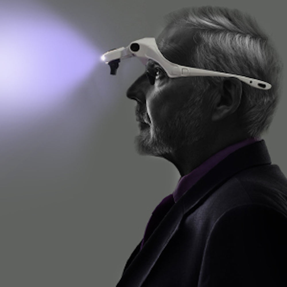 Lunettes loupe de précision avec lampe