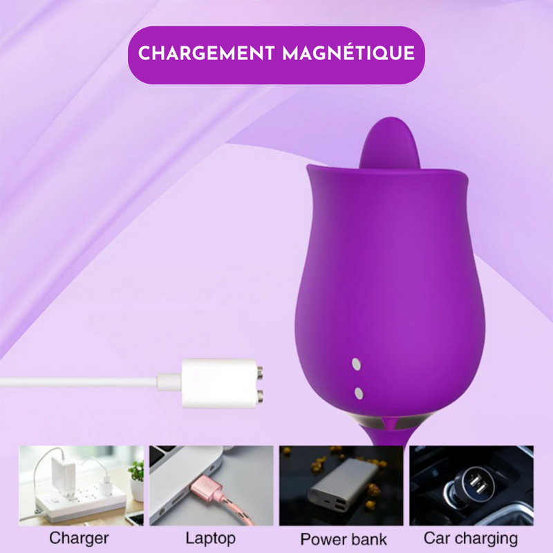 ROSE VIBRATOR - Sextoys 3 en 1