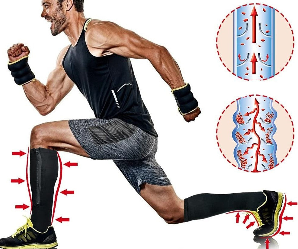 Chaussettes de compression à Zip