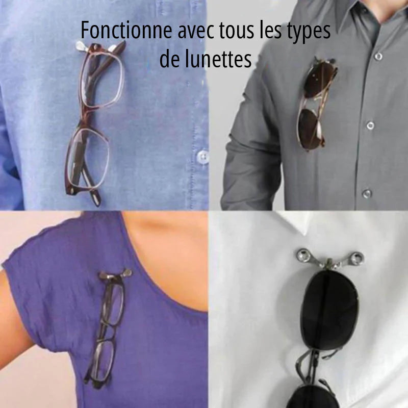 Lot de 5 portes lunette magnétiques