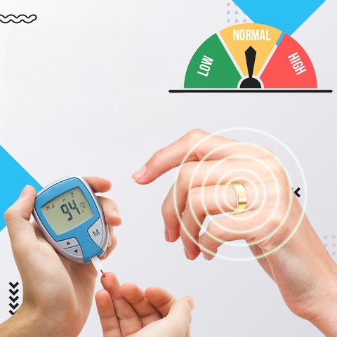 Bague de contrôle de la glycémie