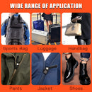 Kit Riparazione Cerniera Lampo 6 Pezzi – 3 Taglie, Fermeture Éclair, Per Giacca, Borsa, Pantaloni - Foto 3
