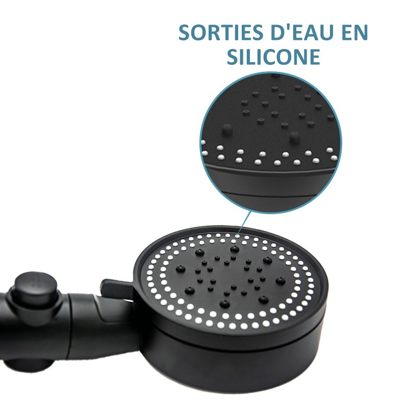 Pommeau de douche économique 5 modes