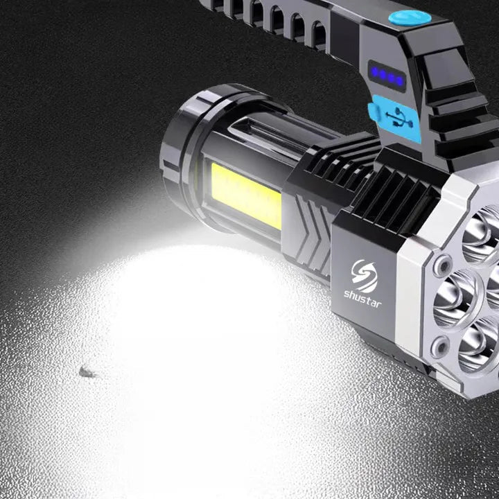 Lampe torche PUISSANCE+ USB rechargeable