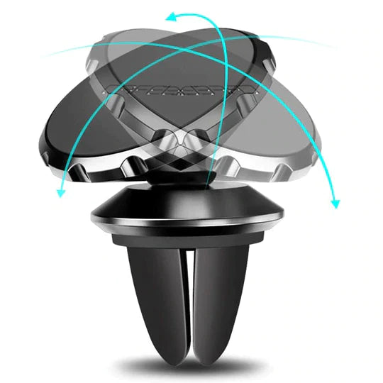 support magnétique rotatif smartphone